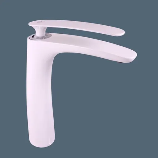 RAV SLEZÁK Tigris umývadlová batéria bez výpuste biela / chróm TG130.5BC