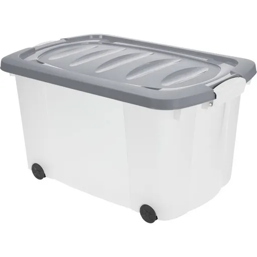 Úložný box s kolieskami, 60 x 39 x 32 cm, zelená