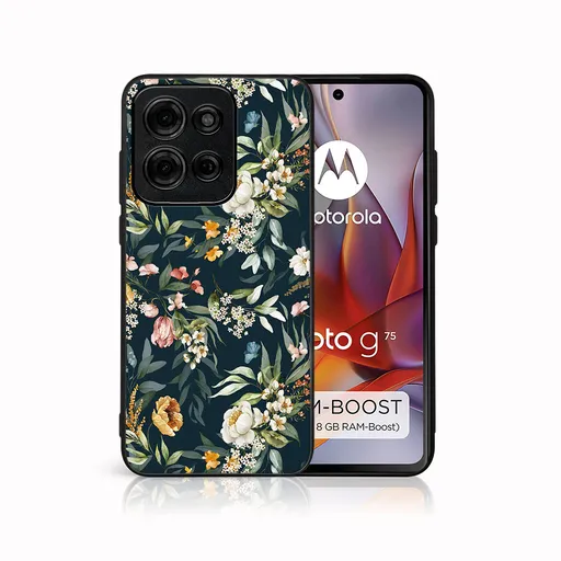MY ART Ochranný kryt pre Motorola Moto G75 5G FLORAL (158)