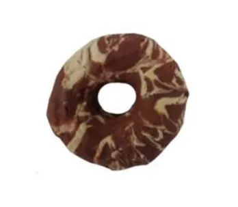 Salač Krúžok z byvolej kože s kačacím mäsom 11 cm - 1 ks