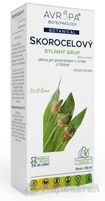 AVROPA Skorocelový bylinný sirup 200ml