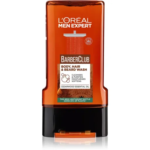L’Oréal Paris Men Expert Barber Club sprchový gél pre mužov na vlasy, bradu a telo 300 ml