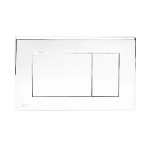 Ovládacie tlačidlo SAT z plastu v chrómovom prevedení lesk SATAT21