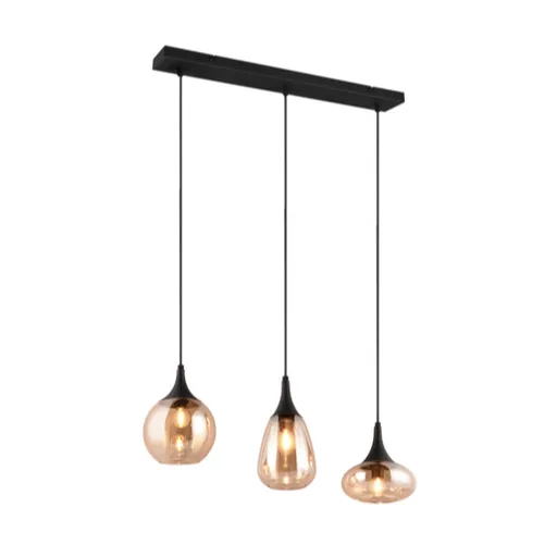 Trio Lumina závesné svetlo čierna 317000313 TR317000313