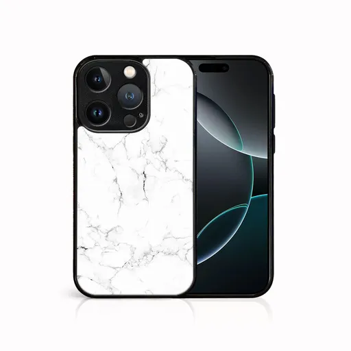 MY ART Ochranný kryt pre Apple iPhone 16 Pro WHITE MARBLE (144)