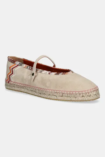 Semišové espadrilky Missoni Lola