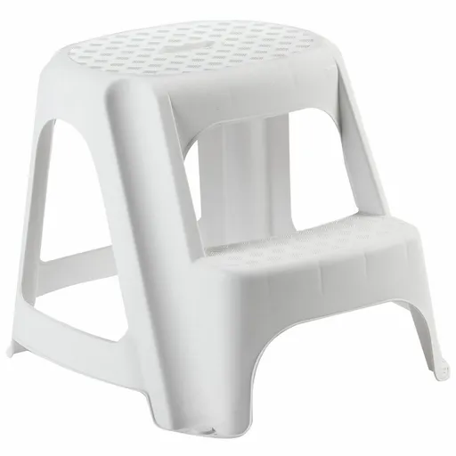 Plastové stúpadlo, biela, 55 x 48 x 40 cm