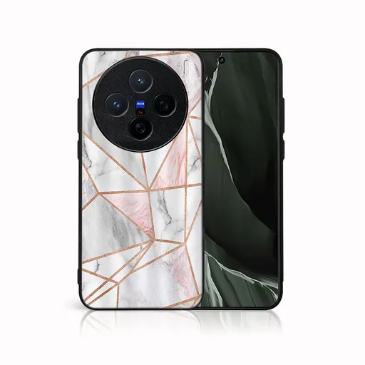 MY ART Ochranný kryt pre Vivo X200 5G PINK MARBLE (143)