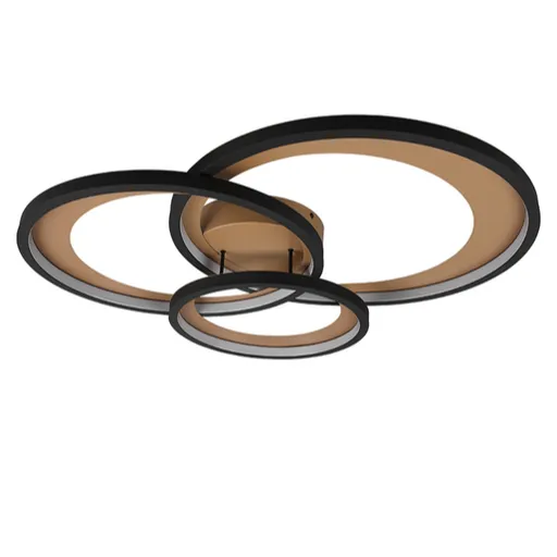 Trio Granada led stropné osvetlenie čierna 673810332 TR673810332