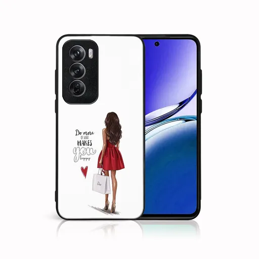 MY ART Ochranný kryt pre Oppo Reno12 5G RED DRESS (137)