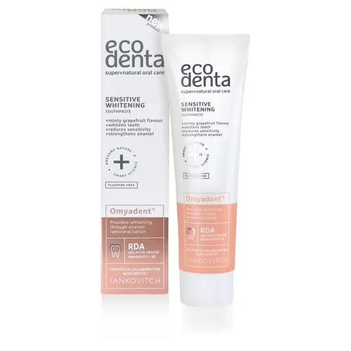ECODENTA Bieliaca zubná pasta na citlivé zuby s omyadetom 100 ml