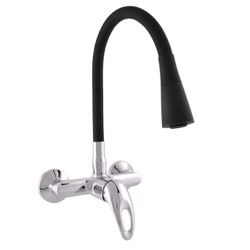 RAV SLEZÁK Sázava drezová batéria so silikónovým ramienkom čierna matná/zlatá sa302.0/13 SA302.013