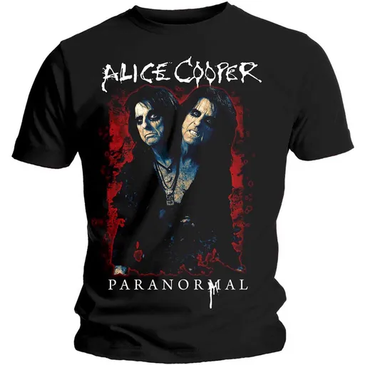 Alice Cooper tričko Paranormal Splatter Čierna S
