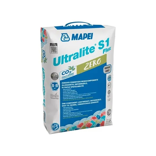 Lepidlo Mapei Ultralite S1 ZERO sivá 15 kg C2TE S1 ULTRALITES1