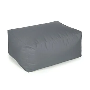 Sedací vak GAUí kocka Sivý oceľový (8595653206913)