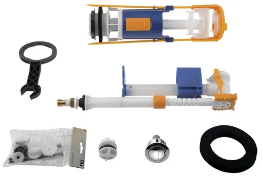KERASAN - Splachovacia súprava, spodné napúšťanie 1/2", chróm 750990