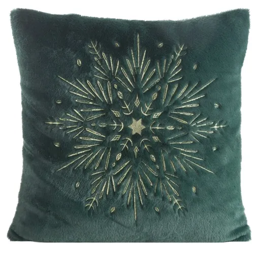 ArtFir Vianočná obliečka na vankúš 119 B | tmavozelená 45 x 45 cm