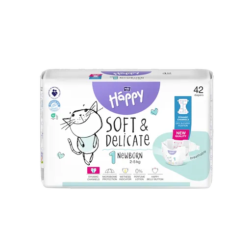 BELLA HAPPY Baby new born 42 kusov