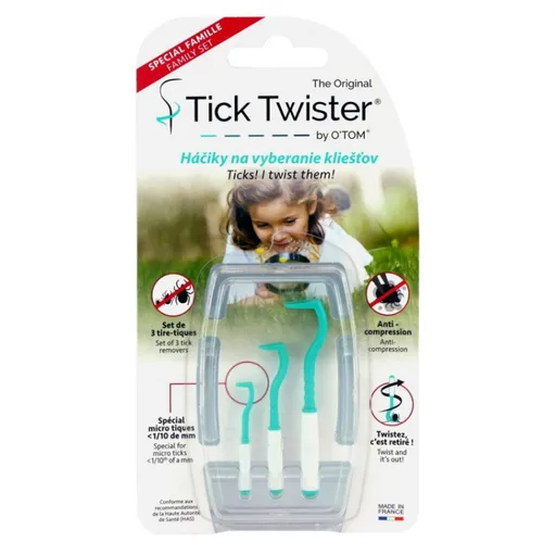 TICK TWISTER Háčiky na vyberanie kliešťov 3 kusy