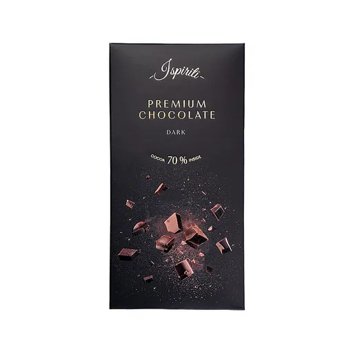ISPIRITI Horká čokoláda 70% 80 g