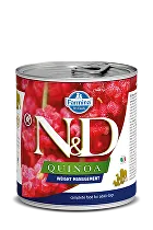 N&D DOG QUINOA Weight Management Lamb & Brocolli 285g