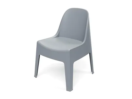 Stolička záhradná MILANE 580x600x735mm - sivá