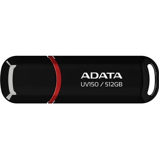 ADATA Flash Disk 512GB UV150, USB 3.2, čierna