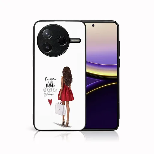 MY ART Ochranný kryt pre Xiaomi Poco F7 Pro RED DRESS (137)