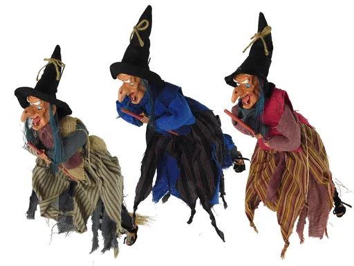 MAKRO - Bosorka so svetlom a zvukom rôzne farby, výška 55cm