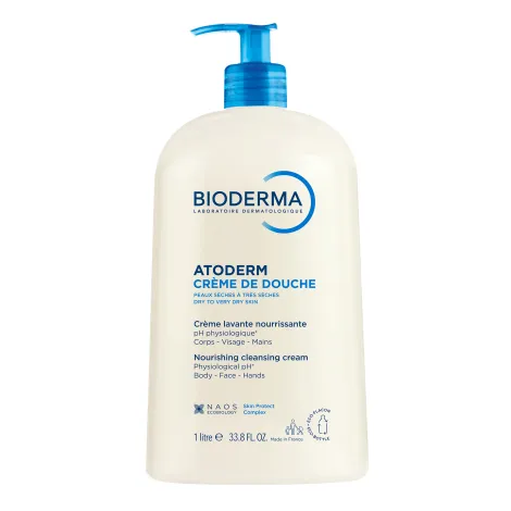 Bioderma Atoderm výživný sprchový krém pre normálnu až suchú citlivú pokožku 1000 ml