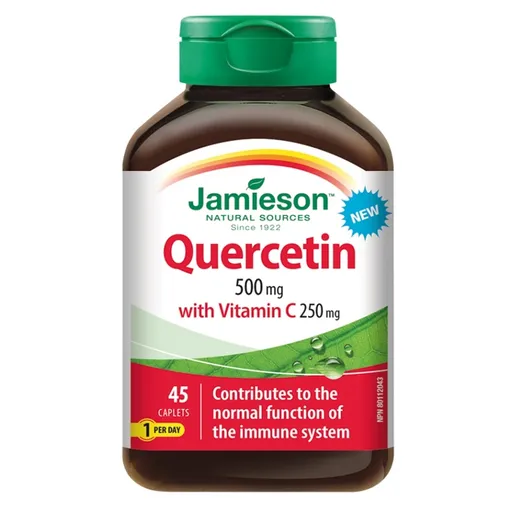 JAMIESON Quercetin 500 mg s vitamínom C 250 mg 45 tabliet