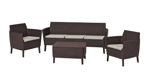 KETER Záhradný set SALOMON 3 | hnedá