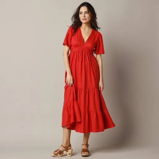 Dlhé šaty s volánmi