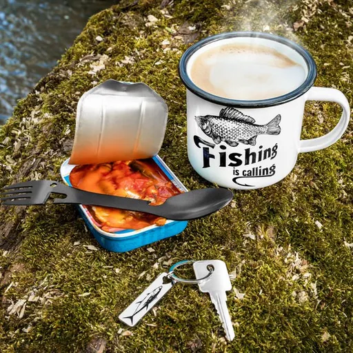 Darčeková sada pre rybára (hrnček, multifunkčný nástroj, kľúčenka)