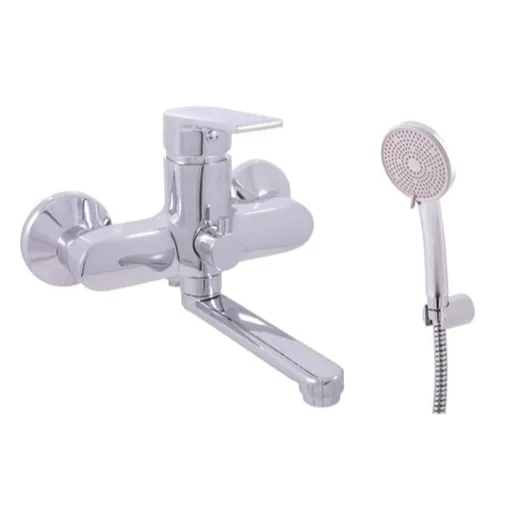 Vaňová batéria RAV Slezák COLORADO so sprchovacím setom 100 mm chróm CO151.0/1