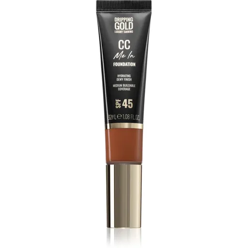 Dripping Gold CC Me In ľahký make-up SPF 45 odtieň Coffee 9.5 32 ml