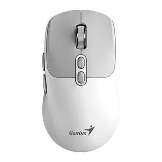 Myš bezdrátová, Genius NX-8080S BT, bílo-šedá, optická, 1600DPI
