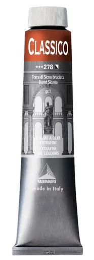 MAIMERI CLASSICO - Extra jemné olejové farby 278 - burnt sienna, 0,2 L