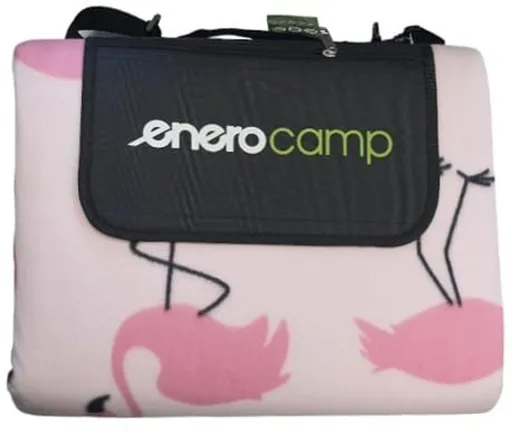 Pikniková deka ENERO CAMP 250x200 cm s ALU poťahom FLAMINGOS