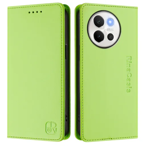 RINA Zaklápacie puzdro pre Vivo V40 Lite 5G svetlozelené