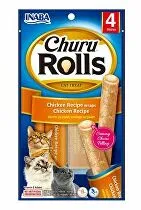 Churu Cat Rolls Kuracie wrapy a kurací krém 4x10g
