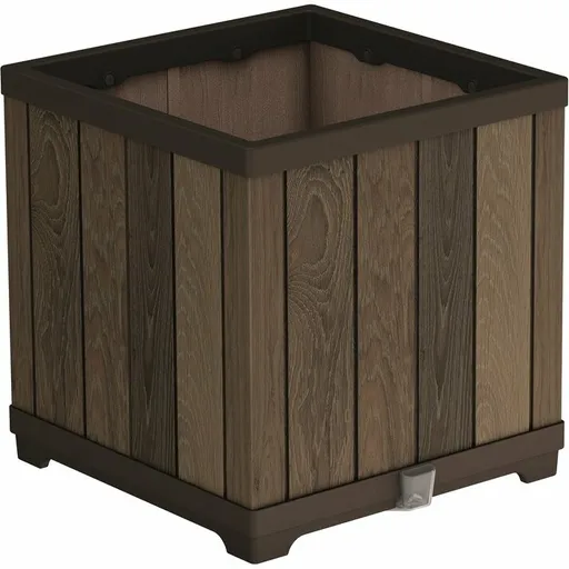 Keter kvetináč Deco Square 45,5 x 45,5 x 45,5 cm, hnedá