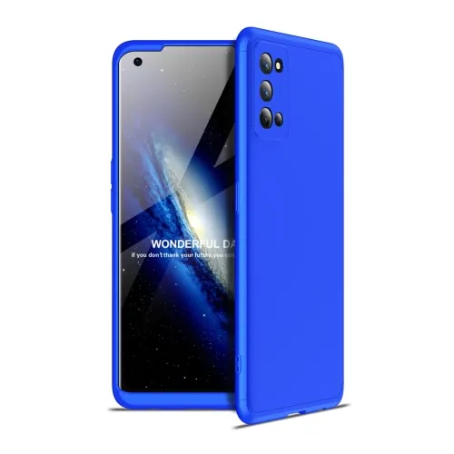 360° Ochranný kryt Realme 7 Pro modrý