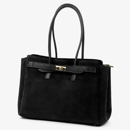 Dámska kožená kabelka z prírodnej vrúsenej kože Camilla