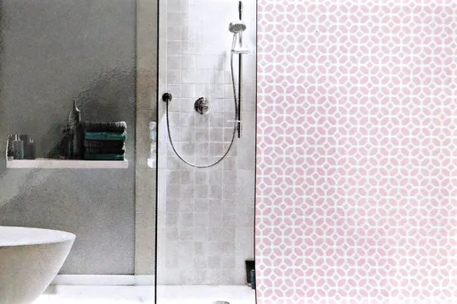 BISK - Záves sprchový Rose 180x200cm, umelá hmota