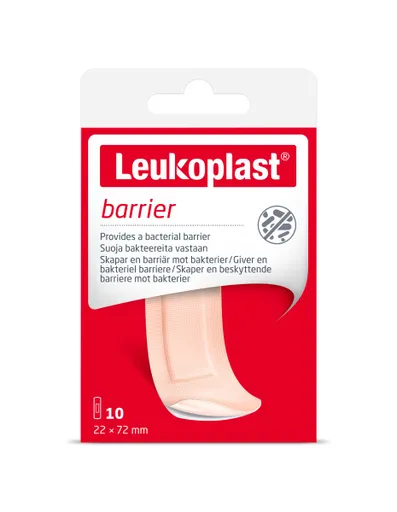 LEUKOPLAST Barrier Vodeodolná náplasť na rany  22 x 72mm, 10ks