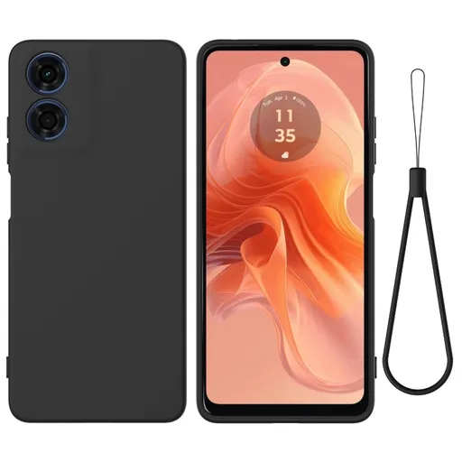 RUBBER Ochranný kryt pre Motorola Moto E14 čierny