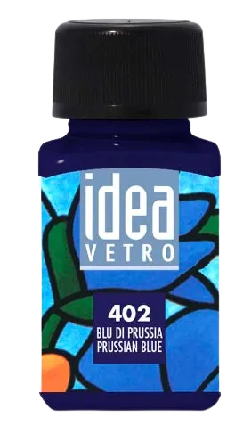 MAIMERI IDEA VETRO - Farby na sklo 402 - prussian blue, 60 ml