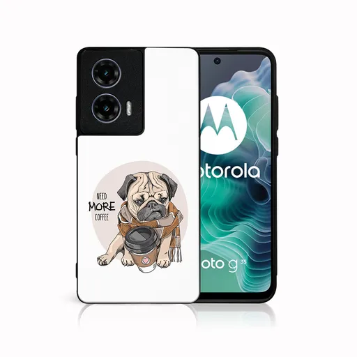 MY ART Ochranný kryt pre Motorola Moto G35 5G MORE COFFEE (184)