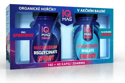 IQ Mag SPORT + ENERGY, 140+40 kapsúl zdarma